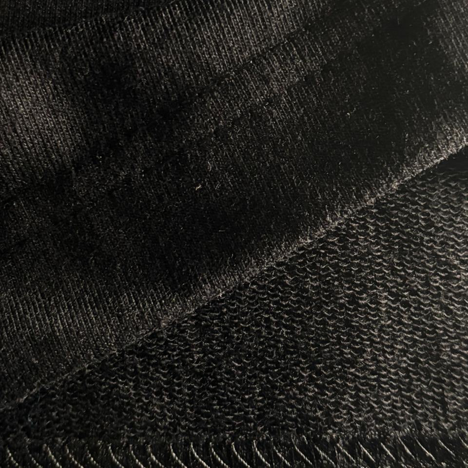 Close-up of black textured fabric